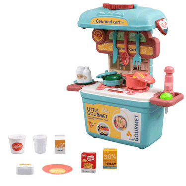 GOURMET PORTABLE KITCHEN BAG FOR KIDS - SKY BLUE